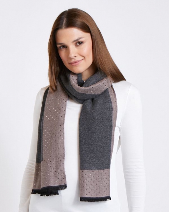 Paul Costelloe Living Studio Studded Scarf