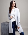 Paul Costelloe Living Studio Grey Cashmere Long Cardigan