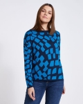 Paul Costelloe Living Studio Blue Pebble Jumper