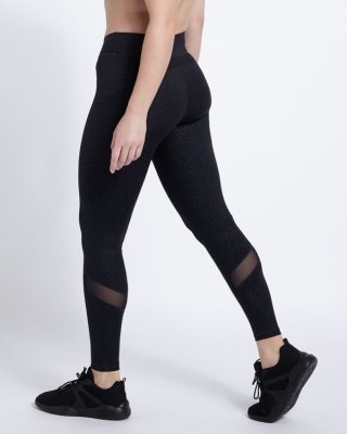 All-Over Print Mesh Insert Legging