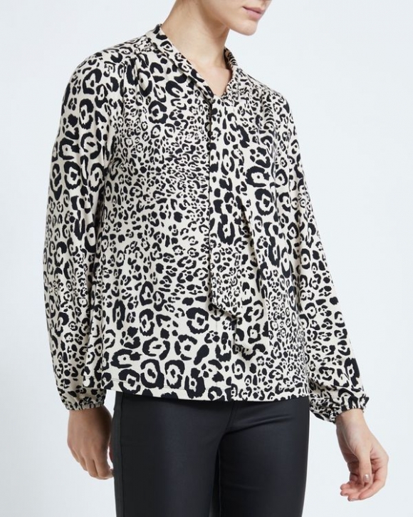 Leopard Jersey Top