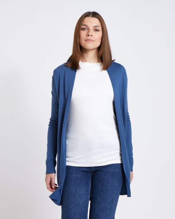 Paul Costelloe Living Studio Blue Shawl Cardigan