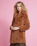 Savida All Over Faux Fur Coat