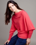 Paul Costelloe Living Studio Coral Cashmere Cowl Neck Jumper