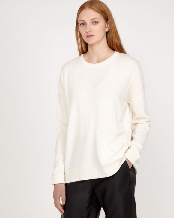 Carolyn Donnelly The Edit Cream Pocket Sweater