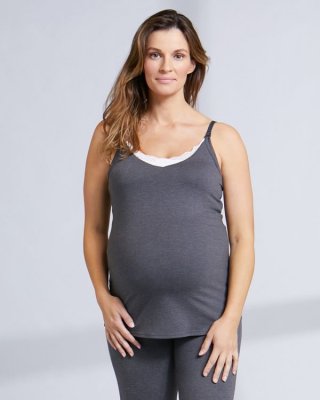 Maternity Lace Trim Nursing Cami