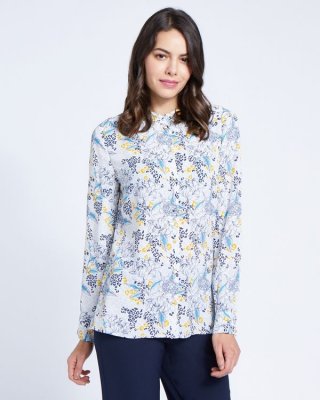 Paul Costelloe Living Studio Leopard Floral Blouse